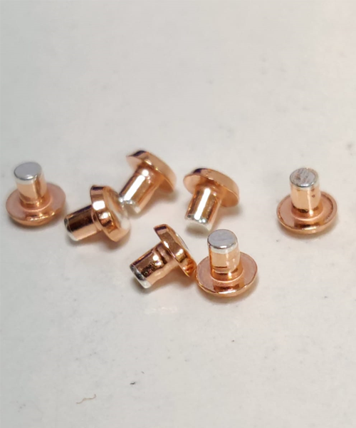 Trimetal Copper Electrical Contact Rivet