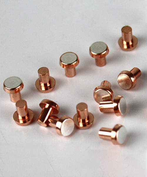 Round Bimetal Electrical Contact Rivet